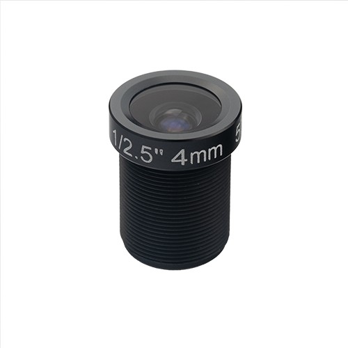 4mm camera lens m12 glass lens for up to 1/2.5" sensor, EFL=4, F/2.2