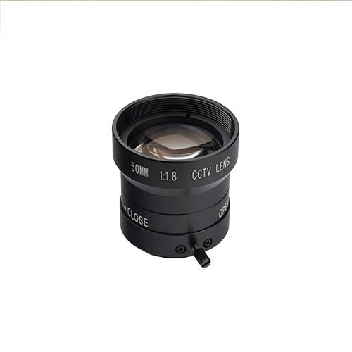5MP C mount lens 2/3” 50mm F1.8 machine vision lens